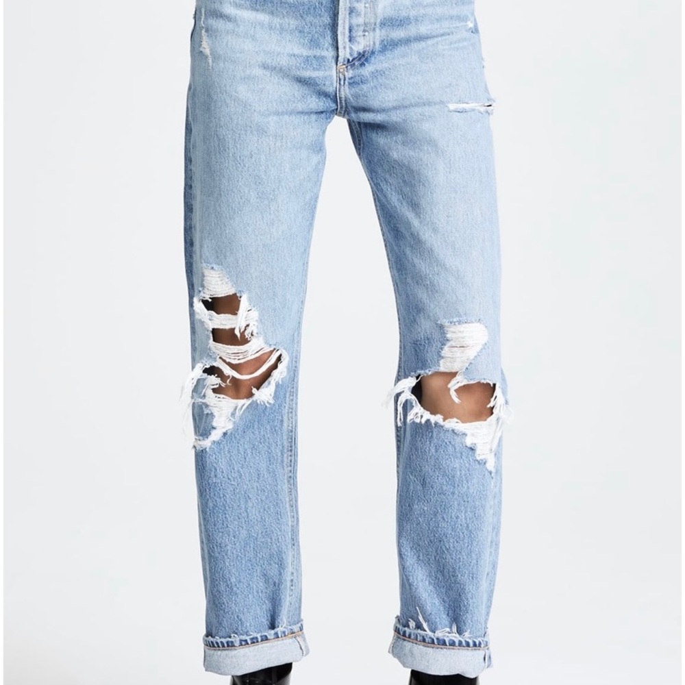 NEVER WORN - BRAND NEW AGOLDE 90’s MID RISE JEANS